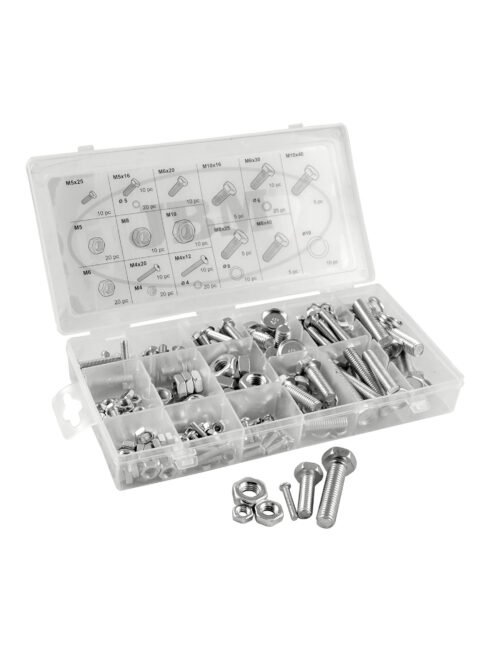 Conjunto 240 Parafusos e Porcas - JBM
