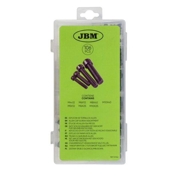 Conjunto 106 Parafusos Allen - JBM