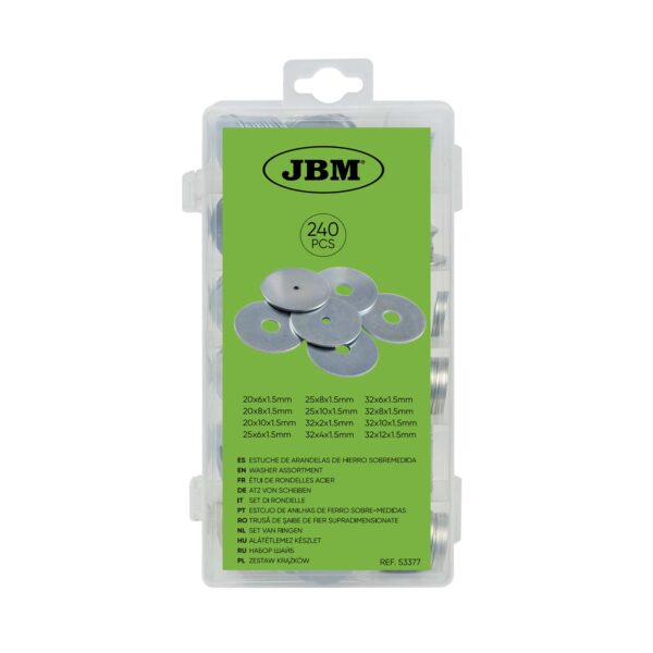Conjunto 240 Anilhas de Ferro - JBM