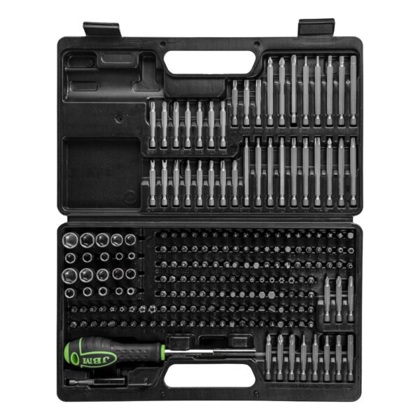 Mala Ferramentas c/ 208 Pontas 1/4" - JBM