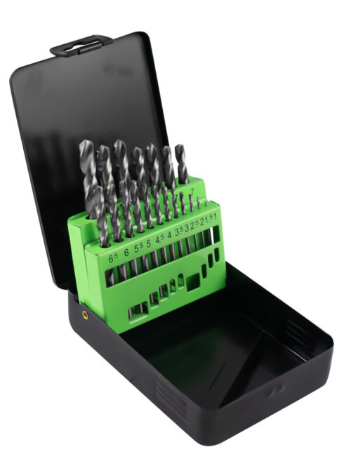 Conjunto 19 Brocas Espirais HSS 1-10 mm - JBM