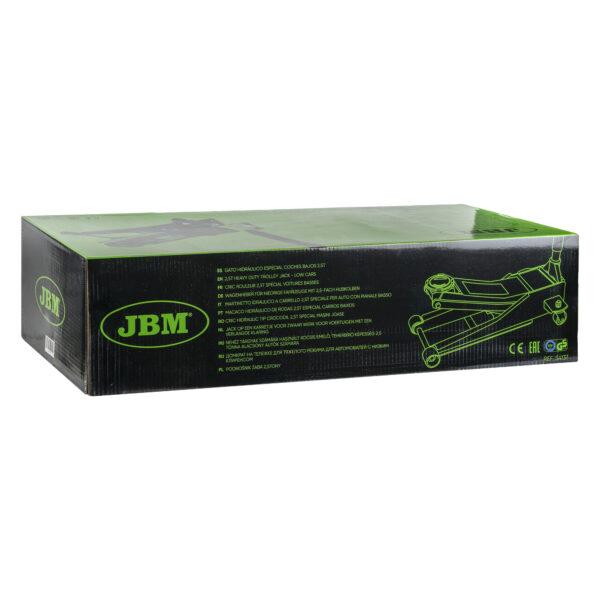 Macaco Hidráulico 2,5T Especial Carros Baixos - JBM