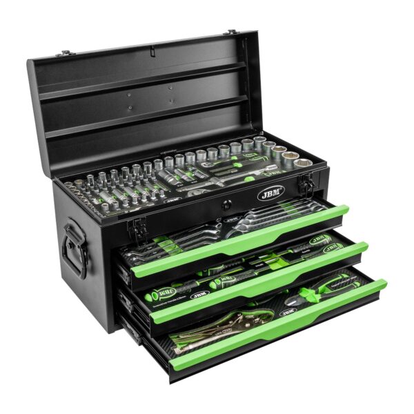 Caixa Metálica de Ferramentas de 143 Peças - JBM