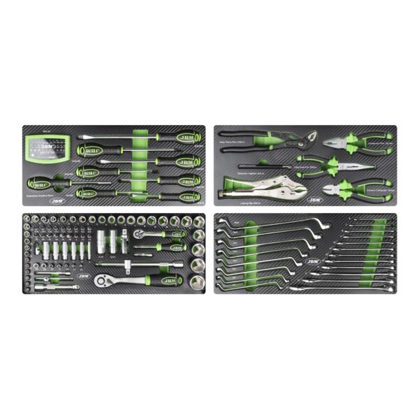 Caixa Metálica de Ferramentas de 143 Peças - JBM