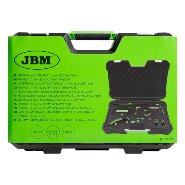 Kit Correia Distribuição Renault 1.4, 1.6, 1.8, 2.0 16V Twin - JBM