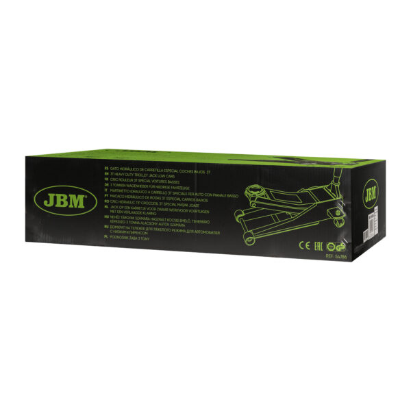 Macaco Hidráulico 3T Especial Carros Baixos - JBM