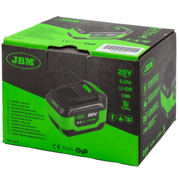 Bateria de Litio 6.0 Ah 20V - JBM