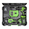 Kit Rebarbadora Angular + Martelo Perfurador a Bateria - JBM