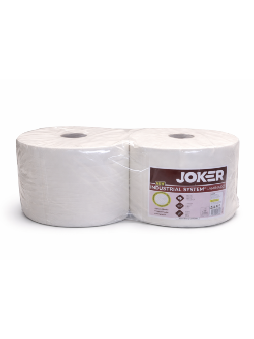 Pack 2 Rolos Papel Industrial Branco